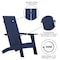 Flash Furniture 4 Pack Navy Modern 4 Slat Back Adirondack Chairs 4-JJ-C14509-NV-GG - alternate 10